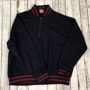 Vintage Navy Varsity/ Bomber Jacket